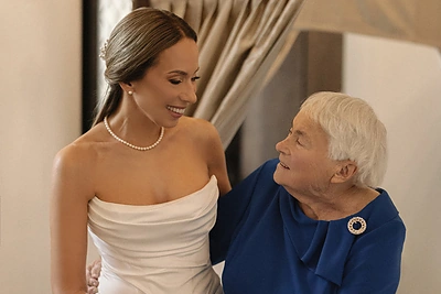 Vienturtės dukters laime džiaugėsi Elfrida Gembeckienė / „100stories MEDIA“ nuotrauka