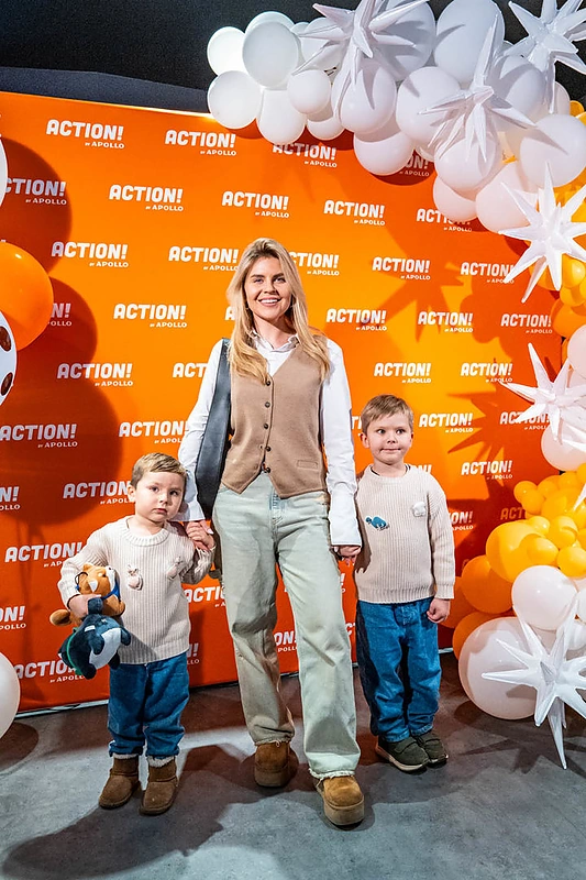 Inga Žuolytė su vaikais / Andriaus Pelakausko nuotr.