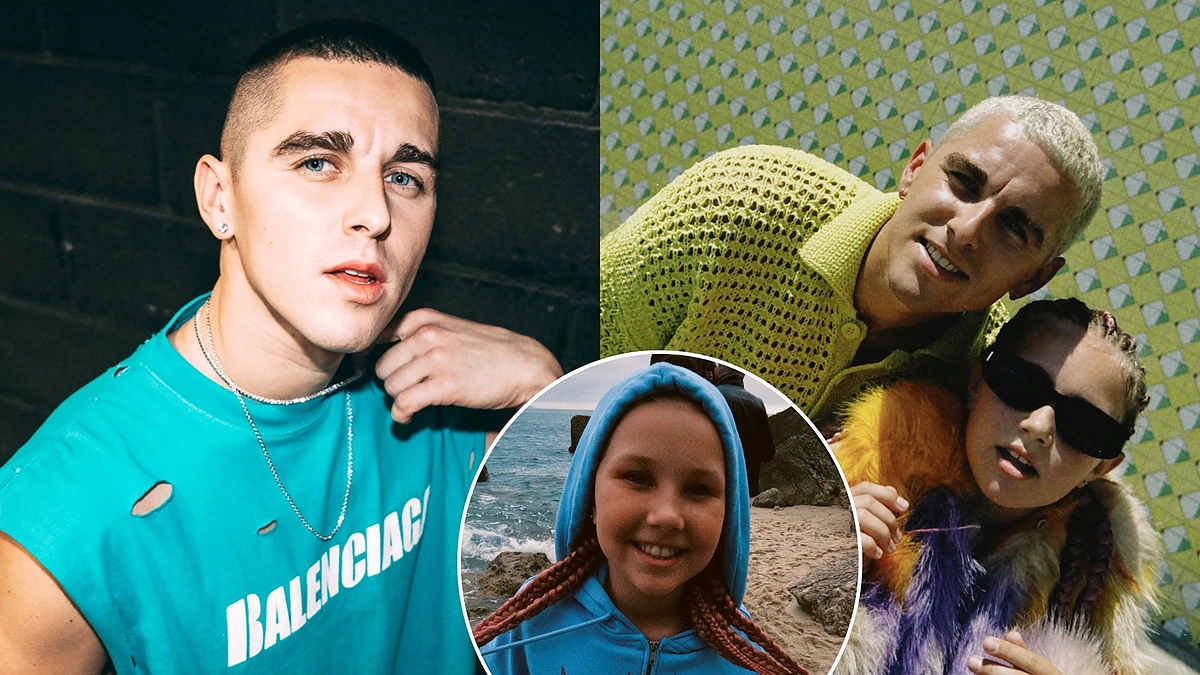 Donatas Montvydas su dukra Adele / Asmeninio albumo nuotr.