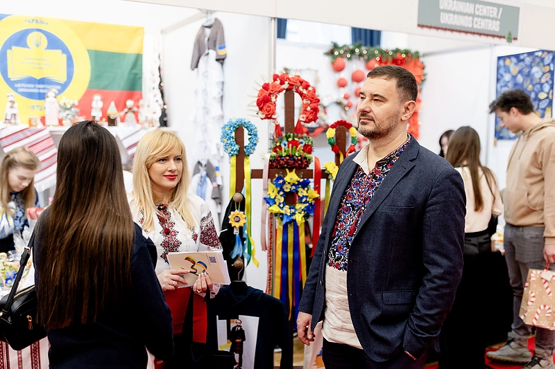 22-osios Tarptautinės Kalėdų labdaros mugės atidarymas / Lukas Balandis / BNS nuotr.