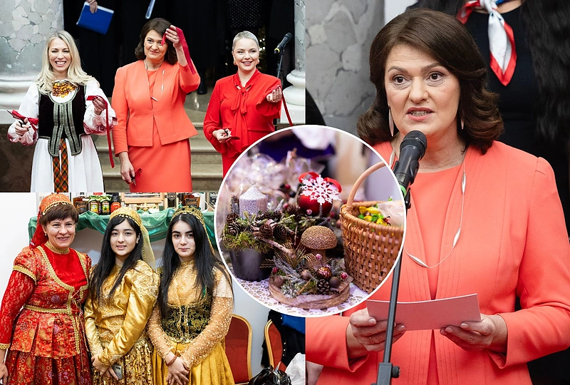 22-osios Tarptautinės Kalėdų labdaros mugės atidarymas / Lukas Balandis / BNS nuotr.