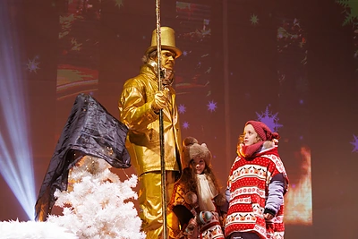 Jonavos Kalėdų eglės įžiebimas, 2024 m. / A.Reipos nuotr.