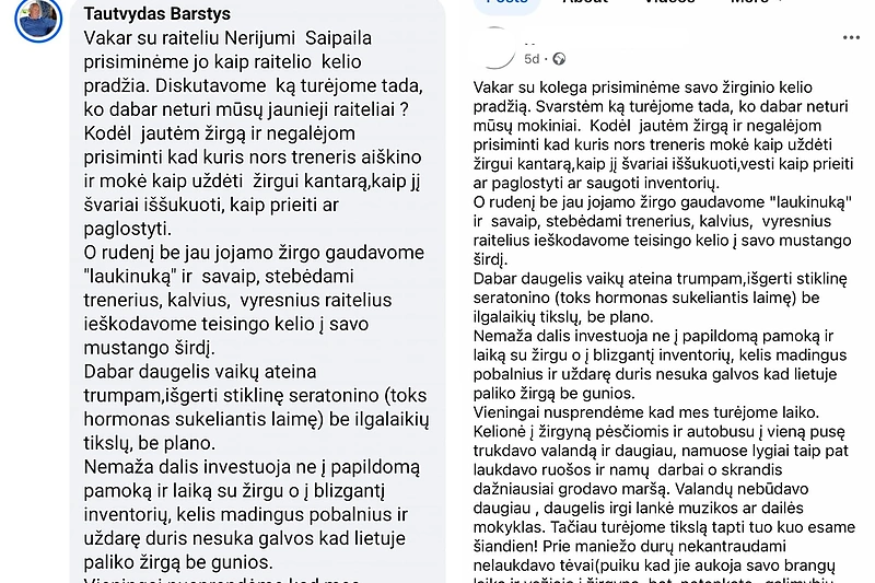 Žmonės.lt koliažas/ Tautvydo Barščio komentaras