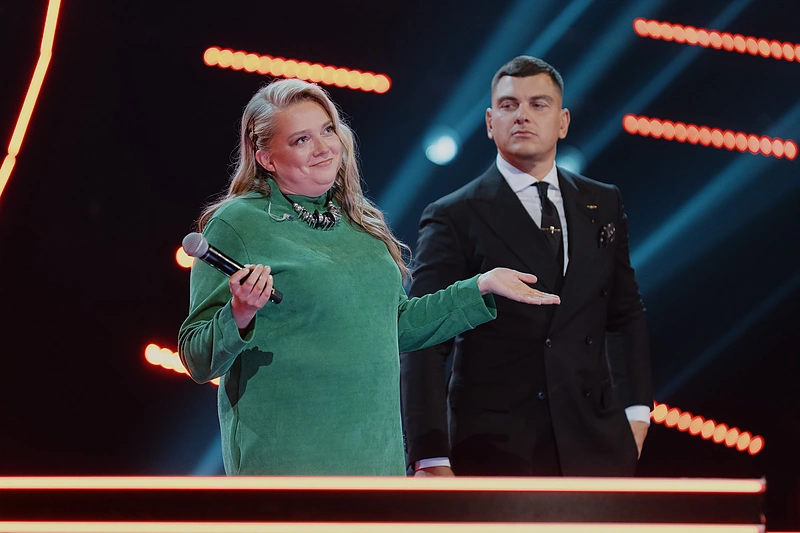 „Lietuvos balso“ dalyvė Marija, Rolandas Mackevičius / Ugniaus Bagdonavičiaus nuotr.