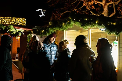 Kalėdų eglutės įsižiebimas Nidoje / Nendrės Žilinskaitės nuotr.