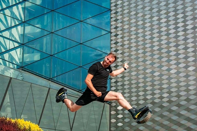Buvęs „Žuvėdros“ šokėjas, choreografas Tadas Romeika / Asmeninio albumo nuotr.