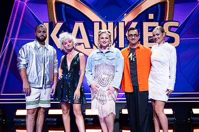 Laidos „Kaukės“ akimirka / Simono Barono nuotr.