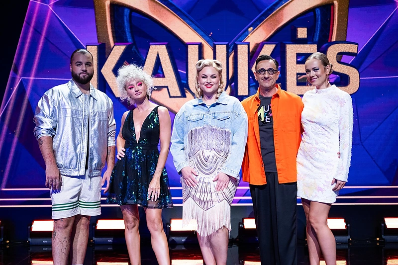 Laidos „Kaukės“ akimirka / Simono Barono nuotr.