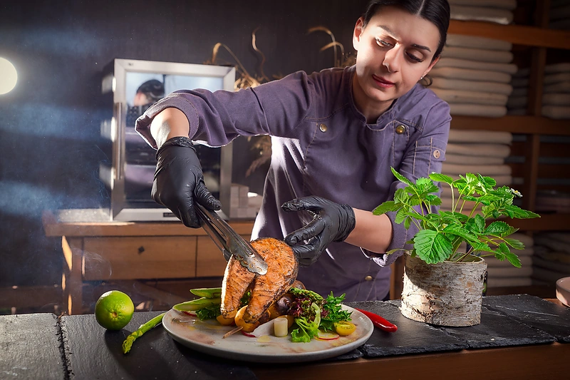 Spa Vilnius restorano „Miške“ patiekalas / A. Pustovit nuotr.