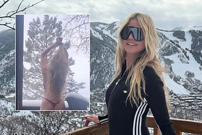 Heidi Klum vaizdo įrašas apstulbino net visko mačiusius: dėl ko sniege nusimetė drabužius