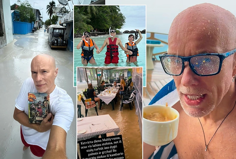 Algio Kriščiūno ir Jurgos Baltrukonytės atostogos Maldyvuose / Soc. tinklų nuotr.