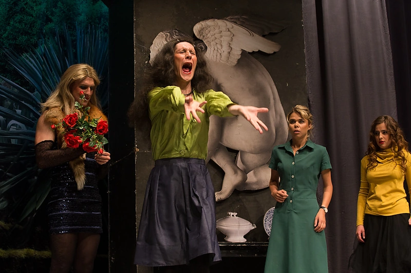 Spektaklio „Primadonos“ akimirkos / „Domino teatro“ nuotr