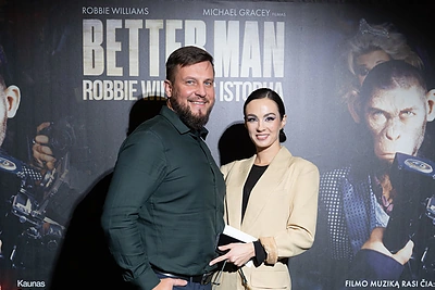 Better Man: Robbie Williams istorija - išankstinė filmo peržiūra / Gretos Skaraitienės / BNS nuotr.