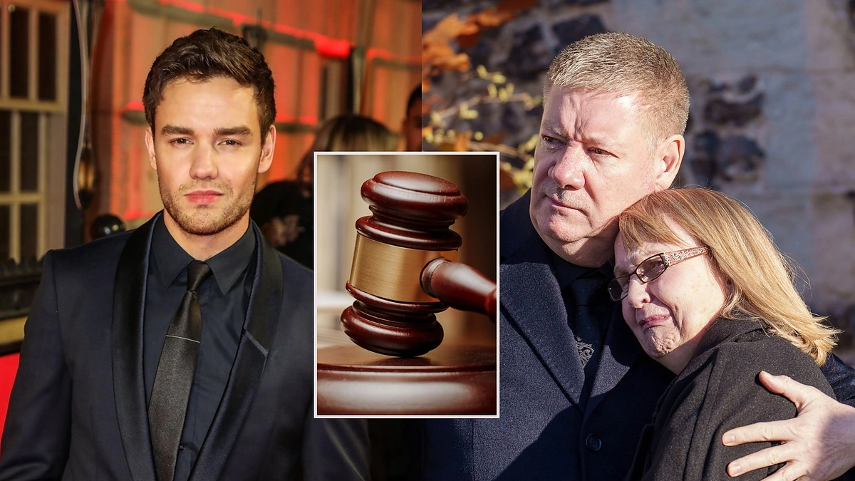 Liamas Payne'as ir jo tėvai Geoffas bei Karen / Vida Press nuotr.