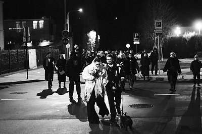 Mortos Nakaitės ir Dominyko Digimo vestuvės / A.Morozovo nuotr.