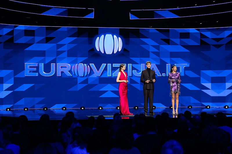 Eurovizijos filmavimas / Skirmanto Lisausko / BNS nuotr.