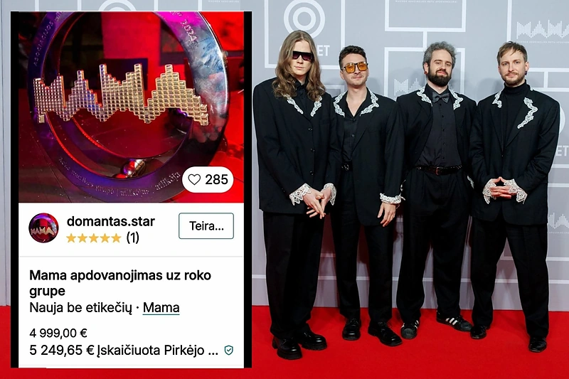 Grupė „Abudu“ ir „parduodamas“ M.A.M.A apdovanojimas / Teodoro Biliūno / BNS nuotr.