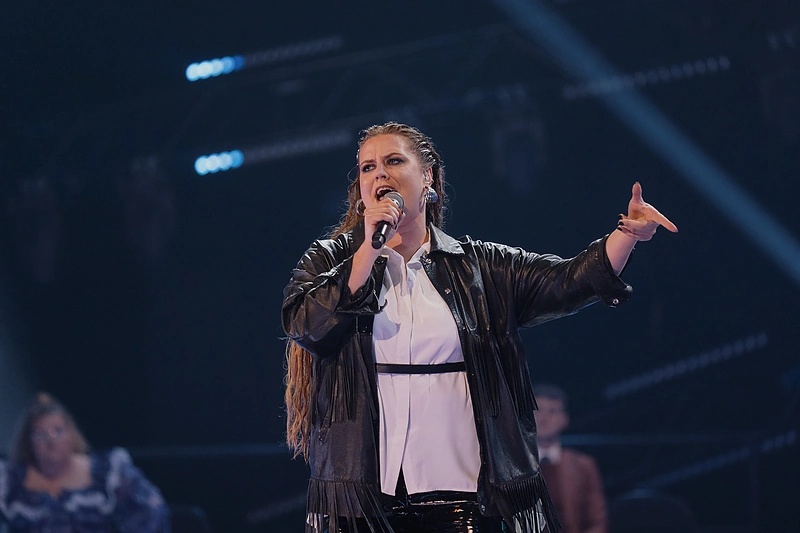 „Lietuvos balso“ dalyvė Justina / LNK nuotr.