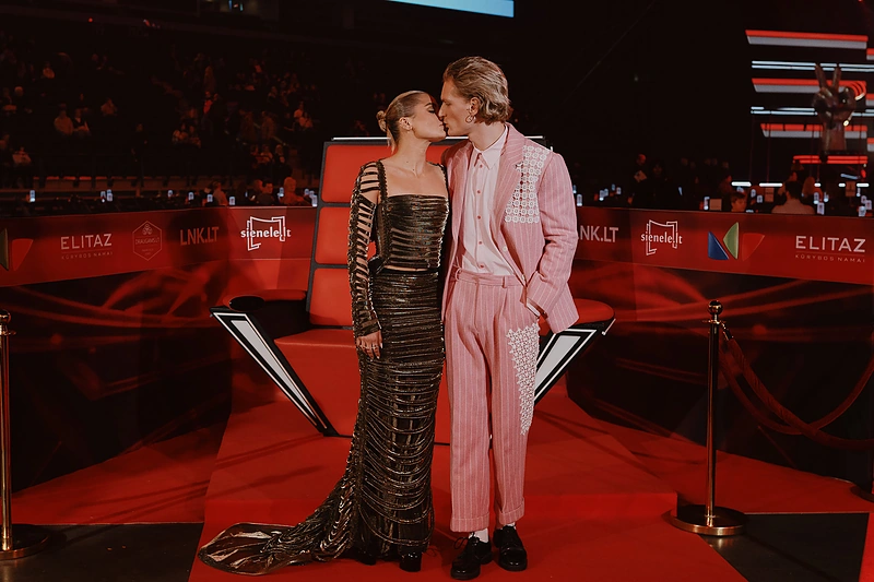 Benas Aleksandravičius ir Jessica Shy / Eimanto Paulausko nuotr.