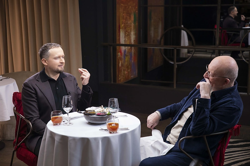 „Paskutinė vakarienė“ su Arūnu Valinsku / D.Kudriavcev / Fotodiena nuotr.