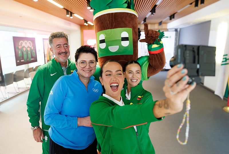 Meschino šeima ir Daina Gudzinevičiūtė / Elvio Žaldario nuotr.