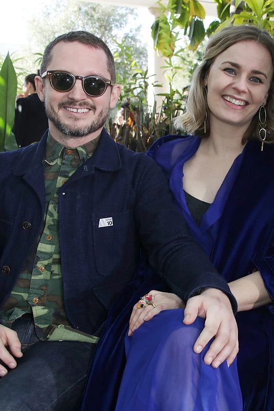 Mette-Marie Kongsved ir Elijah Woodas / Vida Press nuotr.