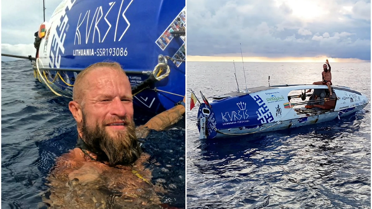 Aurimo Mockaus kelionė per Ramųjį vandenyną / Asmeninio archyvo nuotr. / „15min“ fotomontažas