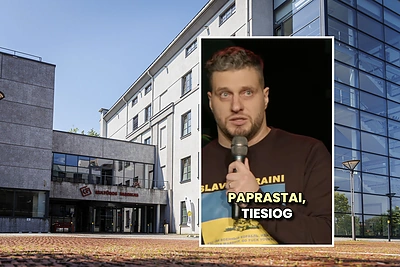 Tyrimo dėl komiko frazės apie šiukšles ir rusakalbius atomazga: paskelbtas sprendimas