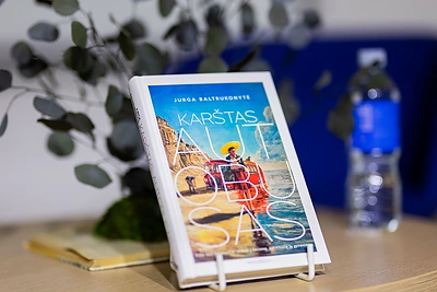 Jurgos Baltrukonytės knygos „Karštas autobusas“ pristatymas / Patricija Adamovič / BNS nuotr.