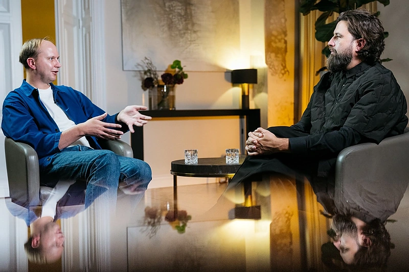 Mantas Velykis tinklalaidėje „Kamantinėjimai“ / Domo Rimeikos nuotr.