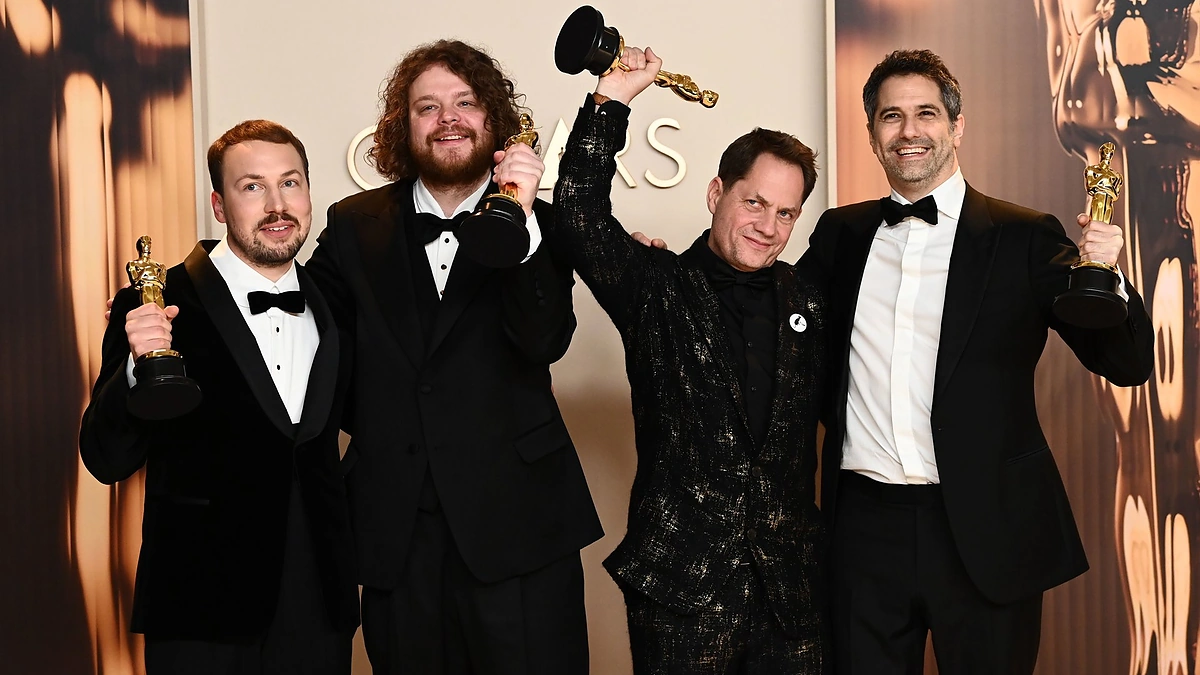 Filmo „Potvynis“ (Flow) komanda / Vida Press nuotr.