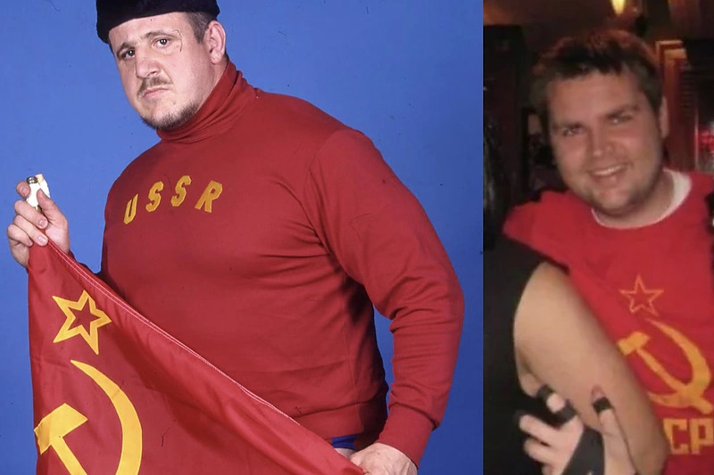 Nikolajus Volkoffas (nuotr. kairėje) ir J.D.Vance'as (nuotr. dešinėje) / socialinių tinklų nuotr.