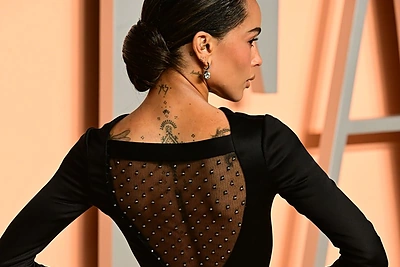 Zoe Kravitz įvaizdis „Vanity Fair“ vakarėlyje / Vida Press nuotr.