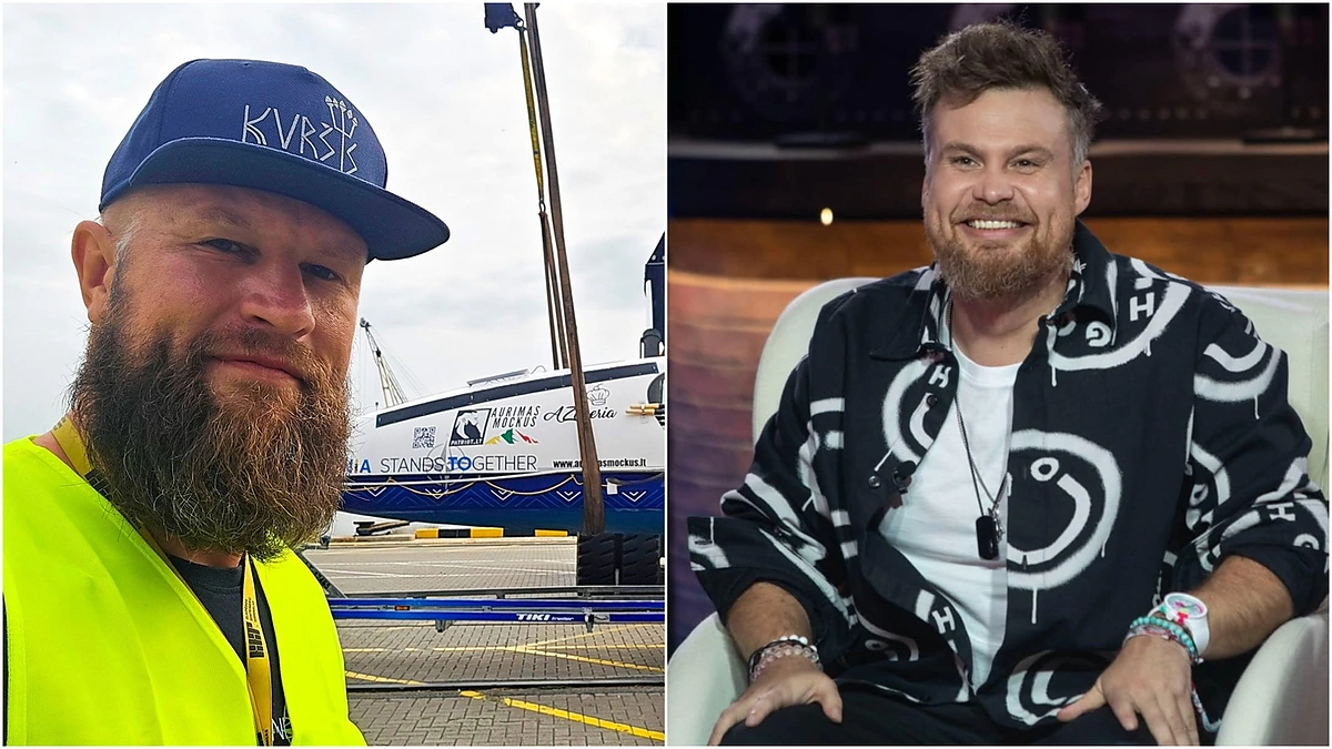 Aurimas Mockus (kairėje) ir Tadas Burgaila / Asmeninio archyvo nuotr.