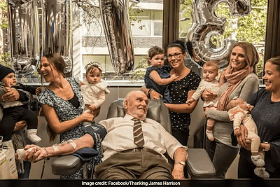 Mirė „žmogus su auksine ranka“: jo retas kraujas išgelbėjo 2,4 mln. kūdikių gyvybių