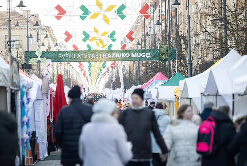 Vilniuje prasidėjo „Kaziuko mugė 2025“ / Roberto Riabovo / BNS nuotr.
