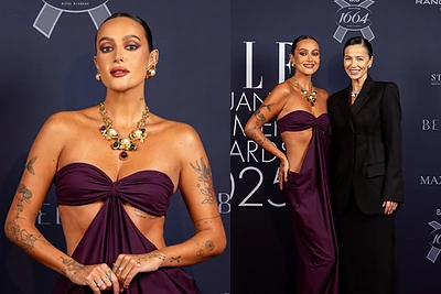 Karolina Meschino į ceremoniją atvyko su mama Asta: pastarajai čia patikėtas svarbus vaidmuo