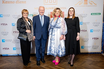 „Metų kauniečiai 2024“ iškilmių svečiai / Teodoro Biliūno / BNS nuotr.