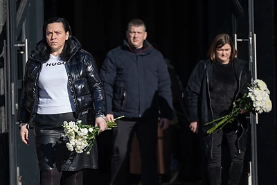Išlydimas amžinam poilsiui fotografas Raimundas Adžgauskas / Roberto Riabovo / BNS nuotr.
