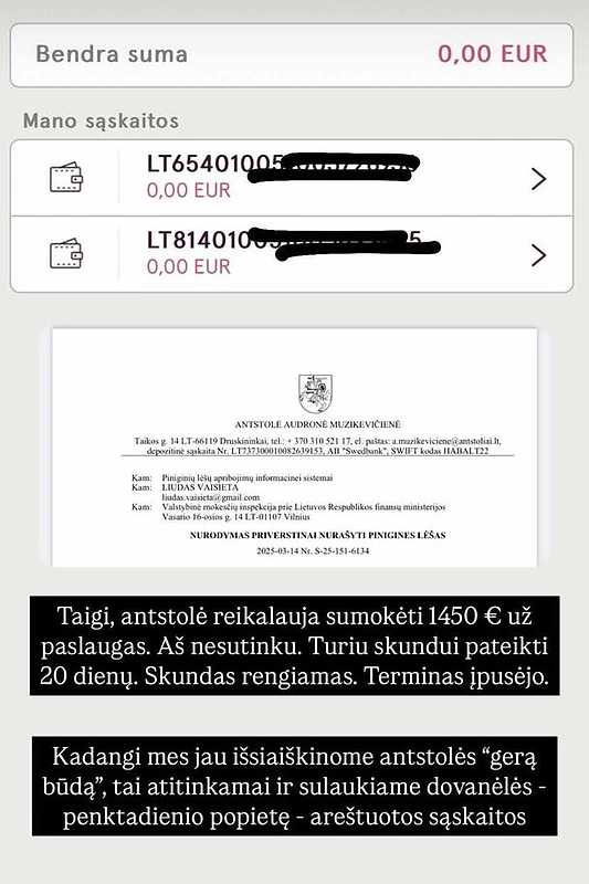 Liudo Vaisietos įrašas