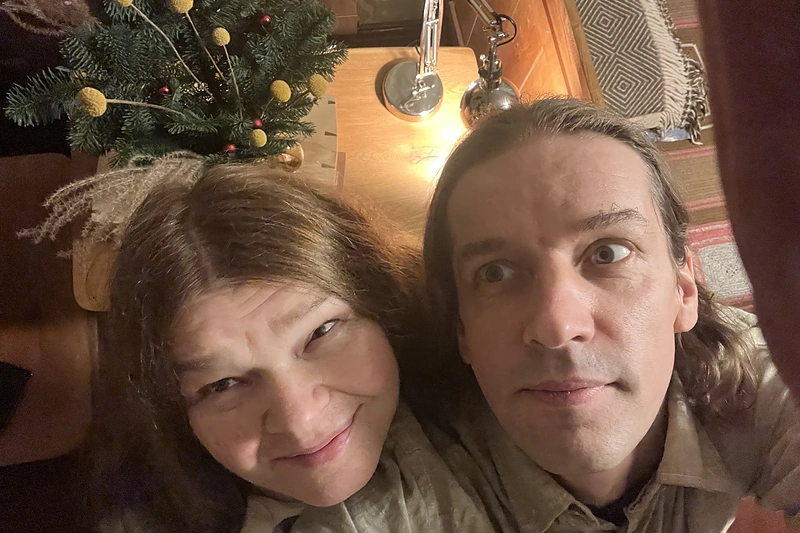 Ignas Ciplijauskas su žmona Rūta / Asmeninio albumo nuotr.