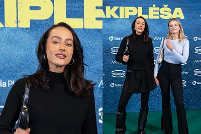 Po žinios apie skyrybas Karolina Meschino pasirodė VIP premjeroje „Akiplėša“