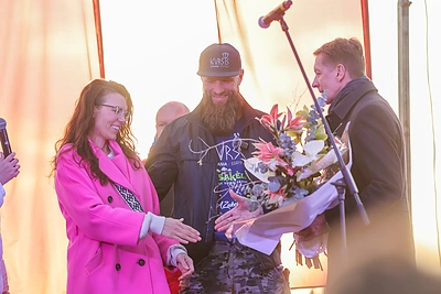 Aurimo Mockaus sutiktuvės Klaipėdoje / Matas Baranauskas /BNS