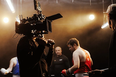 Vaizdo klipo filmavimo akimirka / Alinos Pasiuk nuotr.