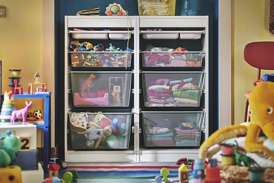 Tvarkymasis tarsi žaidimas: paverskite vaikų kambarį įkvepiančia ir tvarkinga erdve / IKEA nuotr.