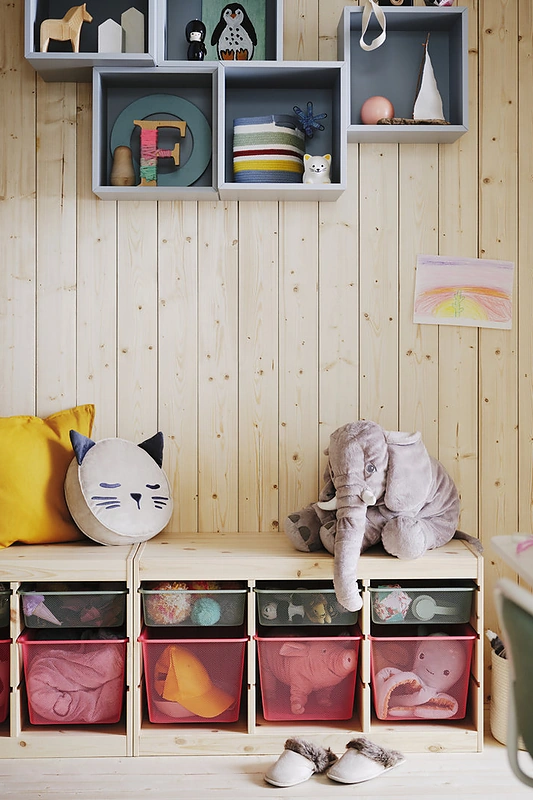 Tvarkymasis tarsi žaidimas: paverskite vaikų kambarį įkvepiančia ir tvarkinga erdve / IKEA nuotr.