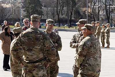 Šv. Mišios už dingusius JAV karius / Pauliaus Peleckio / BNS nuotr.