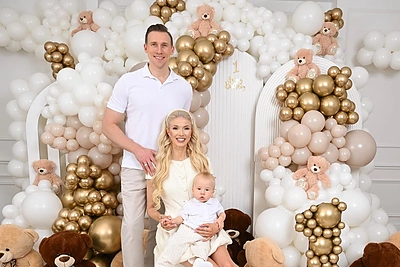 Ingos ir Aivaro Stumbrų sūnaus Viljamo pirmasis gimtadienis / Asmeninio archyvo nuotr.