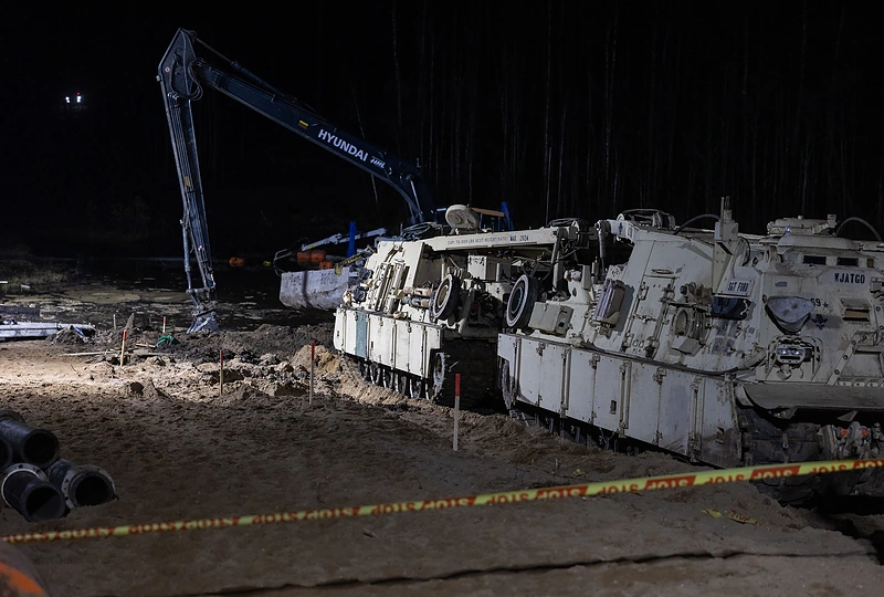 Pelkė, kurioje paskendo JAV karių šarvuotis / Roberto Riabovo / BNS nuotr.