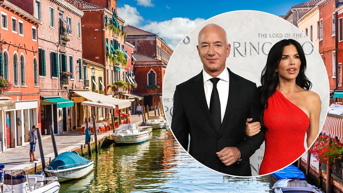 Jeffas Bezosas ir Lauren Sanchez / Shutterstock ir Vida Press nuotr.